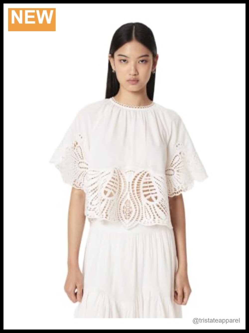 Women's Cotton Short Sleeve Button Top Blouse